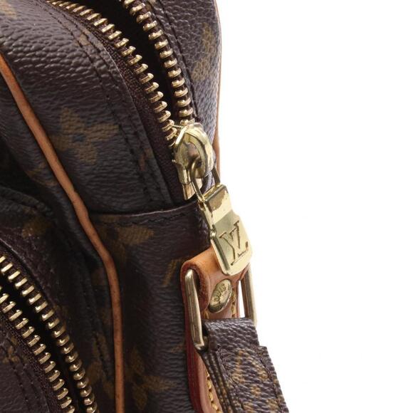 LOUIS VUITTON Brown Monogram Leather Shoulder Bag - Picture 7 of 11